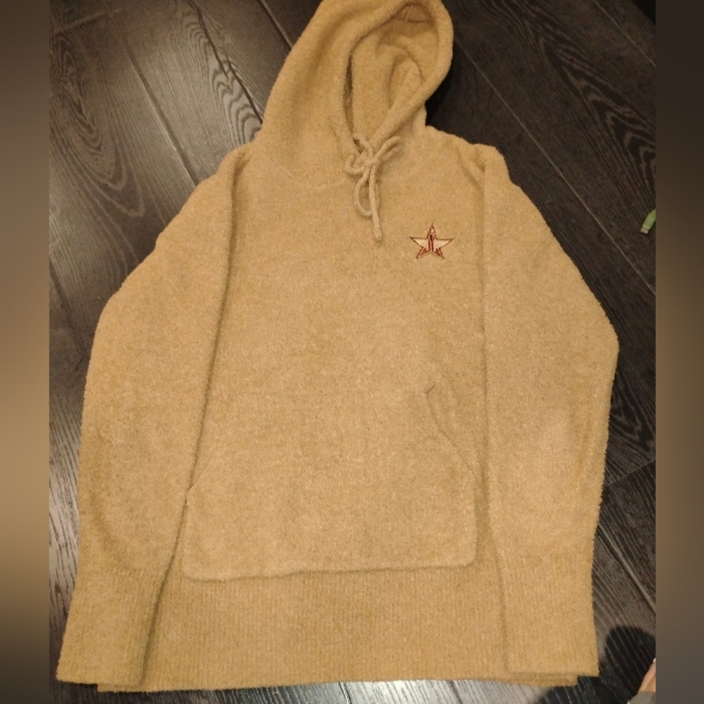 Jeffree Star Cosmetics Tan Hooded Sweatshirt Size M